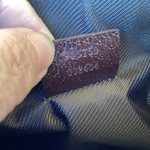 Authentic Gucci Abbey Pochette small Shoulder bag canvas vintage - Picture 12 of 14